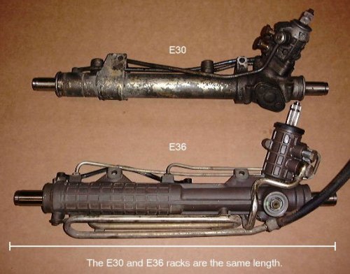 BMW E30 E36 steering rack