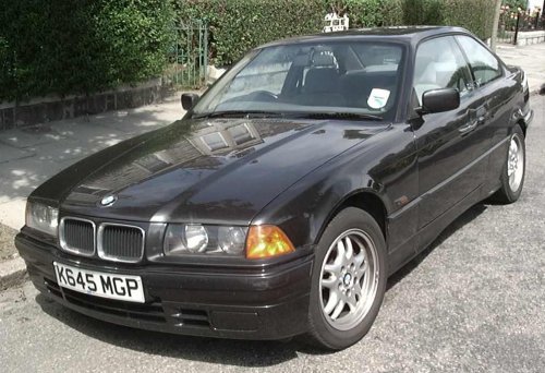 BMW E36 318iS coupe black