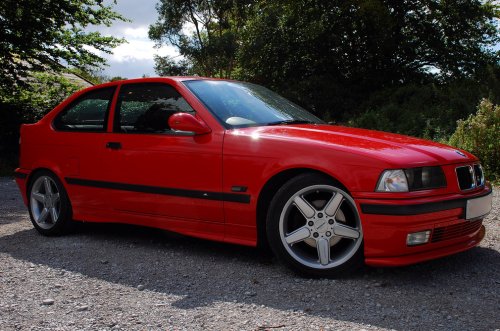 BMW E36 318ti red