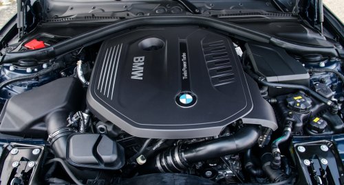 BMW B58 engine in an F30 340i