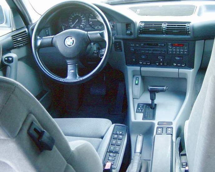 BMW E34 rear seats