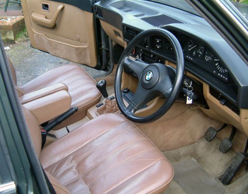 BMW E28 leather seats
