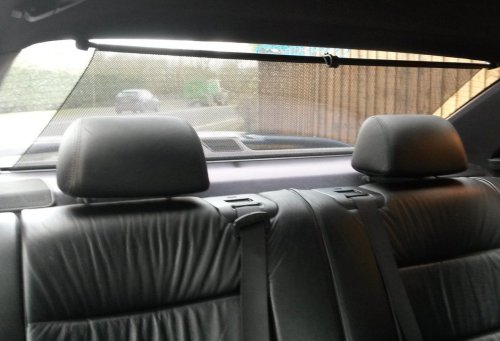 BMW E36 rear sun blind