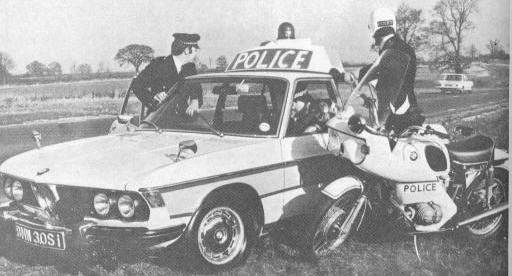 BMW E3 Police car