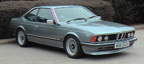BMW 635CSi 1985 with Alpina wheels