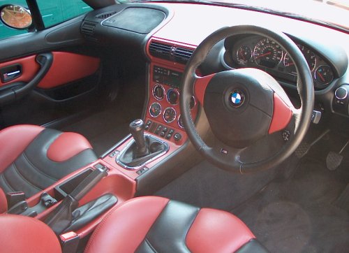 BMW Z3 interior